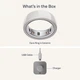 Смарт-кільце Oura Ring 4 Ceramic Cloud Size 8 Трекер сну, активності та здоров'я Smart Ring - изображение 6