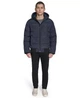 Чоловіча куртка-бомбер Tommy Hilfiger Hooded Jacket Стьобана з капюшоном з тканини Ріпстоп XL Синя - зображення 2