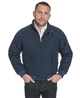 Мужская куртка-бомбер Tommy Hilfiger стильный дизайн утепленная застежка молния L синяя - изображение 1
