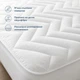 Наматрацник IDEIA 120113505 80x190 Микрофибра - изображение 4