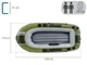 Надувная лодка Intex 66332 SEAHAWK 2 Set двухместная для рыбалки с тремя воздушными камерами и грузоподъемностью до 240 кг - изображение 5