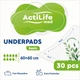 Пеленки гигиенические впитывающие Actilife Med Basic 60 х 60 см 30 шт (4820174981471) - изображение 1