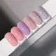 Гель для наращивания светоотражающий Saga Builder Night Gel №06 серый 15 мл - изображение 3
