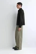 Бавовняна сорочка-куртка COS cotton zipped overshirt 1285566001 XS Чорний - изображение 3