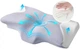 Подушка-ортопедическая анатомическая с местом для рук "Бабочка" Ergo Sleep Memory Pillow гипоаллергенная мягкая с эффектом памяти для сна на боку спины и живота с наволочкой на молнии 61х34х12 см(9007002) - зображення 1