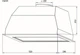 Встроенная черная кухонная вытяжка Luxor Stolz 60 LED 1450 куб.м. мощности. Тихая 39 дБ. - изображение 8