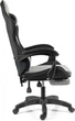 Кресло игровое Holmer GCH-03 Size L Fabric Gray/Black Nylon+Footrest - изображение 2