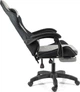 Кресло игровое Holmer GCH-03 Size L Fabric Gray/Black Nylon+Footrest - изображение 13