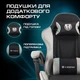 Кресло игровое Holmer GCH-04 Size L Fabric Black/Grey Nylon+Footrest - изображение 3