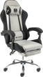 Кресло игровое Holmer GCH-05 Size L Fabric Gray/Black Metall+Footrest - изображение 1