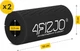 Расширительные накладки на гриф 4FIZJO Fat Grip 2 шт силиконовые Черные (P-5905973404327) - изображение 5