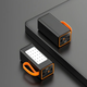 Повербанк Hoco JA88A 100000 mAh 22 5W із швидкою зарядкою LED ліхтариком чотирма USB портами та індикатором заряду чорний - зображення 7