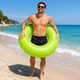 Надувной круг для купания Bambi 59262 Neon Green 91 см, неоново-зеленый, от 8 лет - изображение 4