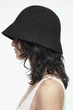 Капелюх жіночий COS ribbed-knit bucket hat 1232518001 M-L Чорний - изображение 2