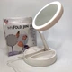 Складное зеркало для макияжа с LED подсветкой 10x My Fold Away Mirror белое - изображение 1