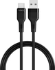 Кабель Make Silicone USB to Type-C 3A 1 м Black (MCB-CS1BK) - изображение 1