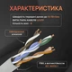 Интернет кабель сетевой белый высокоскоростной патч корд 2 м LAN 4PR UTP (Gigabit RJ45 Ethernet, 10 Гбіт/с) CAT 6 Pavlysh PK-6E2WH - изображение 2