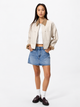 Юбка джинсовая мини летняя прямая женская Uniqlo 436650082 S Голубая (1160349903) - изображение 2