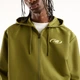 Мужская зеленая ветровка New Balance Trackside Woven 48 (M) (MJ62Y8SJGEE) - изображение 4