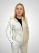 Костюм жіночий повсякденний з капюшоном Альпака Білий M - изображение 1