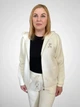 Костюм жіночий повсякденний з капюшоном Альпака Білий M - изображение 8