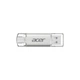 USB флеш накопитель Acer 64GB UT300 USB-A/Type-C 3.2 Silver (BL.9BWWA.589) (346790) - изображение 1