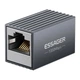 З'єднувач витої пари ESSAGER Gigabit RJ45 Coupler Black (EZJRJK-XT0G-P) - зображення 1