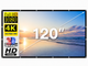 Экран для проектора 120" дюйма BIOSCOPE Touch 16:9 настенный портативный Стрейчевая ткань белая в комплекте крепление для дома и улицы универсальный экран для проектора путешествий полотно для фильмов офиса и дома - изображение 1