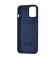 Чохол для iPhone 15 силіконовий Soft-touch Silicone Case Full Size (AA) Dark Blue - зображення 2