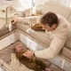 Кровать-манеж с пеленатором Kinderkraft Leody Up Grey (KCLEODUPGRY00AC) - изображение 2