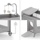 Кровать-манеж с пеленатором Kinderkraft Leody Up Grey (KCLEODUPGRY00AC) - изображение 4