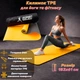 Коврик для йоги и фитнеса + чехол (мат, каремат спортивный) OSPORT Yoga ECO Pro 6мм (n-0007) Оранжево-черный - изображение 1