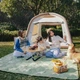 Коврик для пикника Naturehike CNK2350WS010 210х240 см полиэстер голубой - изображение 8
