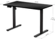 Стол с электрорегулировкой высоты Mealux PowerDesk Lite XL Black (арт. EVO-202 Lite B/B) - изображение 2