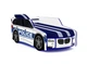 Ліжко машина ViorinaDEKO POLICE 005 PREMIUM 180*80 см з ортопедичним матрацом поліція - изображение 2