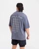 Футболка Poetry In Motion Oversized Темно-синя L - изображение 6