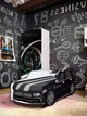 Ліжко машина ViorinaDEKO MERCEDES 006 PREMIUM 180*80 см з ортопедичним матрацом з підйомним механізмом чорне - изображение 1