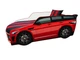 Ліжко машина ViorinaDEKO PREMIUM RANGE ROVER 001 180*80 см з ортопедичним матрацом та підйомним механізмом червоне - изображение 6
