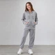 Велюровий костюм на дівчинку 140 см 003879 Сірий - зображення 2
