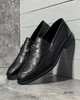 Лофери чоловічі Loafers Crocodile Skin 42 (26-26.5см) Black (арт 1393) - изображение 3