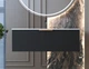 Тумба лакированная, подвесная Luxor French 100 Антрацит, с умывальником Imperio Low 100 - изображение 2