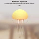 RGB лампа ночник медуза, декоративный светильник с эффектом воды, настольная LED лампа с подсветкой с движением - изображение 9
