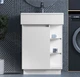 Тумба лакированная, Luxor Idea 50, с умывальником Veo Low 50 - изображение 3