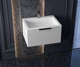 Тумба лакированная, подвесная Luxor French 60, с умывальником Imperio Low 60 - изображение 5