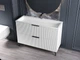 Тумба лакированная, Luxor Anna 120, с умывальником Imperio Low 120 - изображение 1