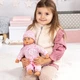 Lalka Bobas Bayer My First Lisa z akcesoriami 36 cm Różowa 93610AA (4003336936100) - obraz 7