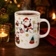 Новорічний порцеляновий кухоль Christmas 400 мл з Санта-Клаусом (380-457-1) - зображення 2