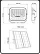Светодиодный прожектор на солнечной батарее TIGER PRO-50 3CCT 068-012-2050 - изображение 2