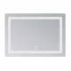 Зеркало Lidz Kubis (KU2) 1200х800 с LED-подсветкой Touch, с антизапотеванием, с диммером, рег. яркости LDKUB120080049007 - изображение 3