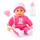 Пупс Bayer First Words Baby с аксессуарами 38 см Розовый 93824BM (4003336408997) - изображение 1